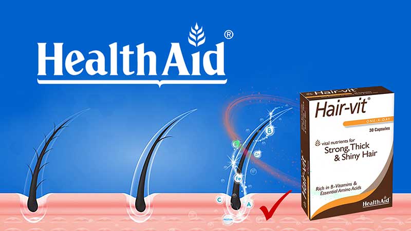 قرص رشد مژه و ابرو - قرص هیرویت - فروشگاه تیاس