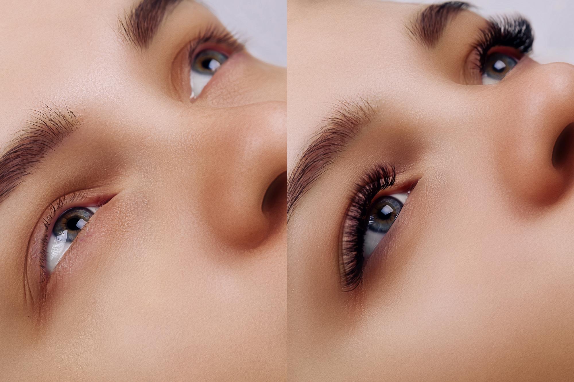 افکت های اکستنشن مژه - افکت اکستنشن مگا حجم دهنده مژه - فروشگاه تیاس