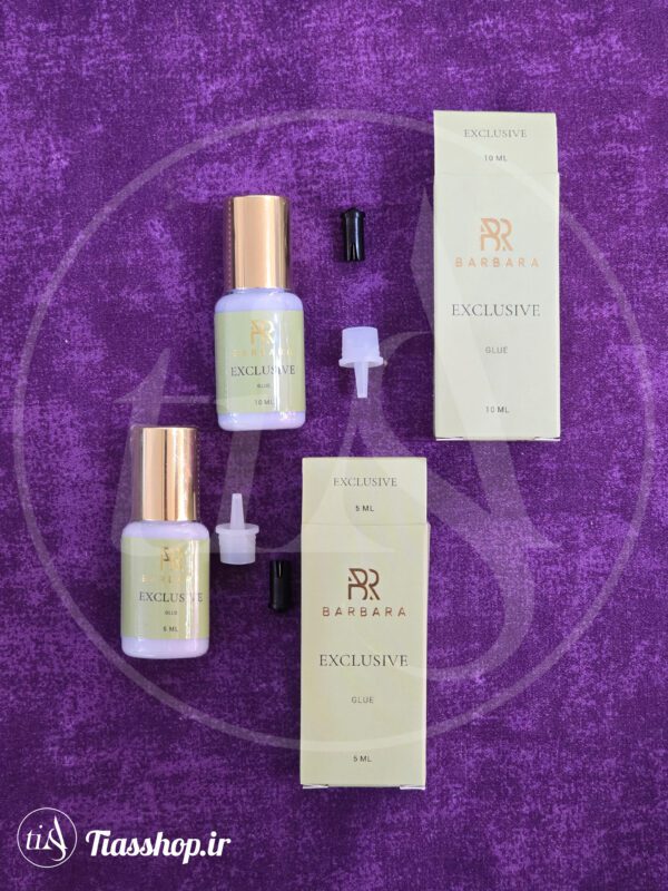 باربارا اکسکلوسیو در حجم های 5 و 10 میل با سرعت خشک شدن نیم تا یک ثانیه که توسط تیاس نماینده انحصاری باربارا روسیه در ایران به فروش میرسد
