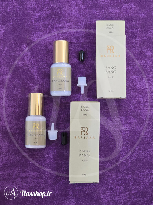 چسب اکستنشن باربارا مدل بنگ بنگ در حجم 5 و 10 میل موجود در تیاس نمایندگی انحصاری باربارا در ایران